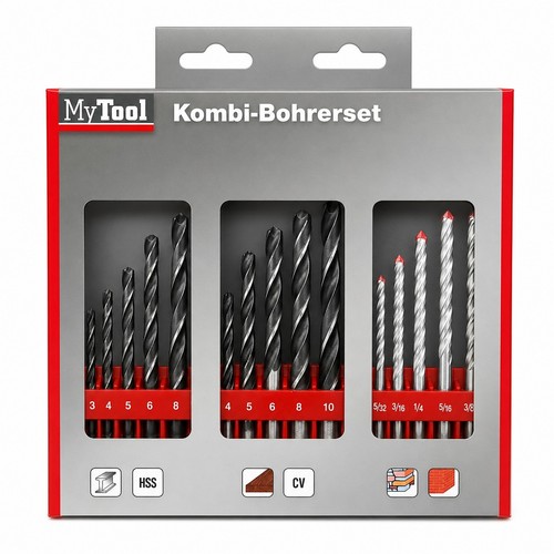 Bohrer set tlg metall - 16-tlg.,