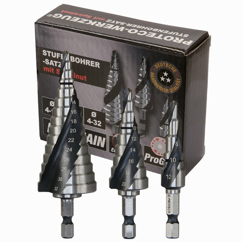 Proteco stufenbohrer metall - stufenbohrer,